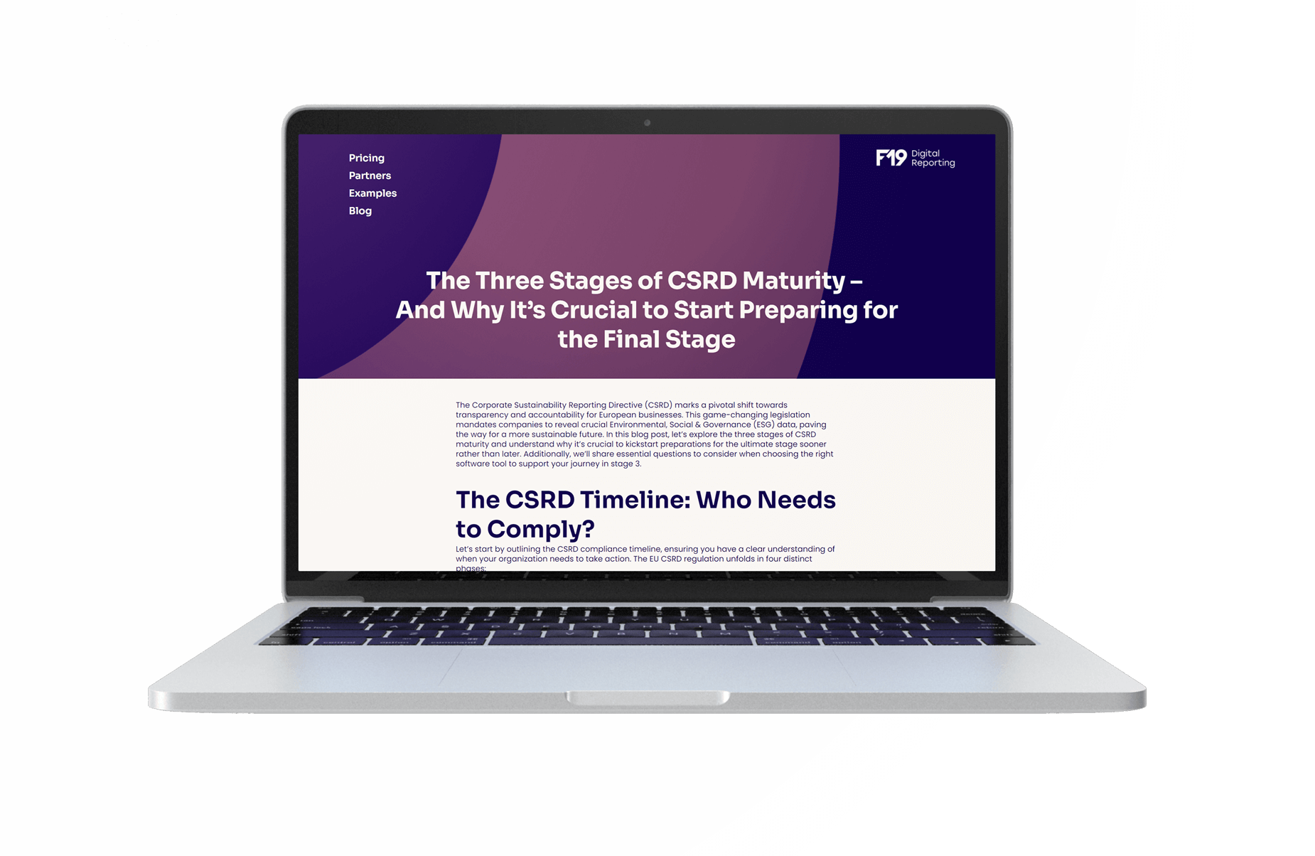 3 Stages of CSRD Maturity